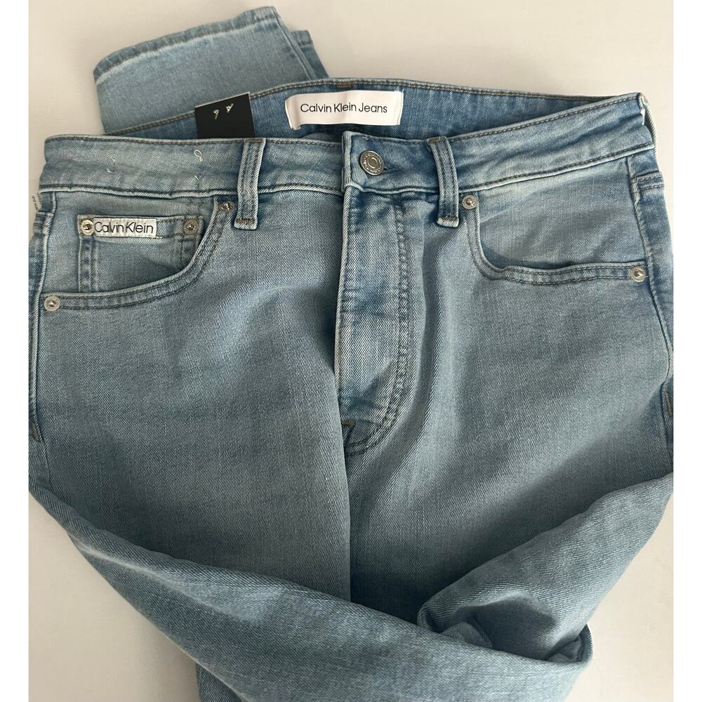 Calvin Klein Women's High-Rise Skinny Jeans in Light Blue Wash - NWT - Y2K Style